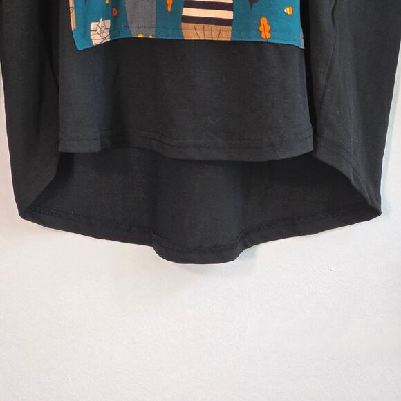 Lula Roe Halloween Cats Hooded Shirt. Size XL. - Picture 3 of 9